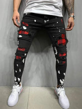 Zip Access Grind Hole Jeans